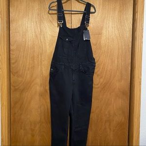 ASOS Black Denim Overalls